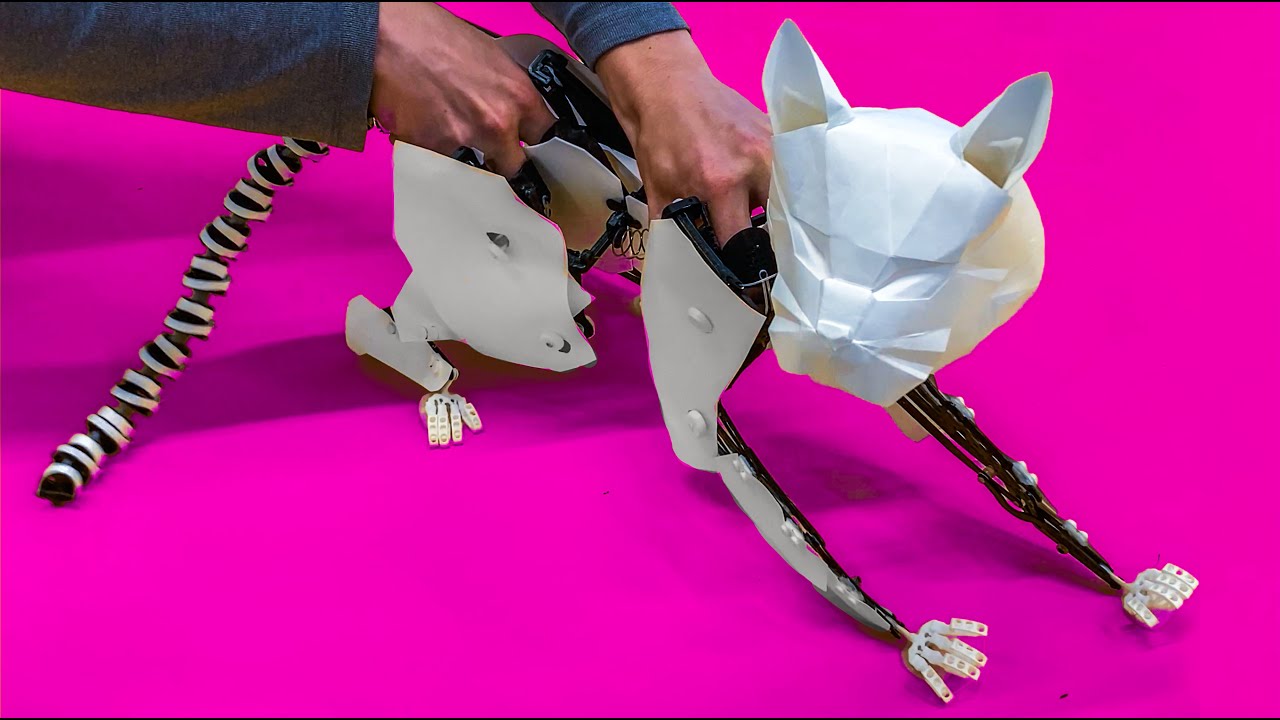 Awesome Paper Cat Puppet Loose Moose